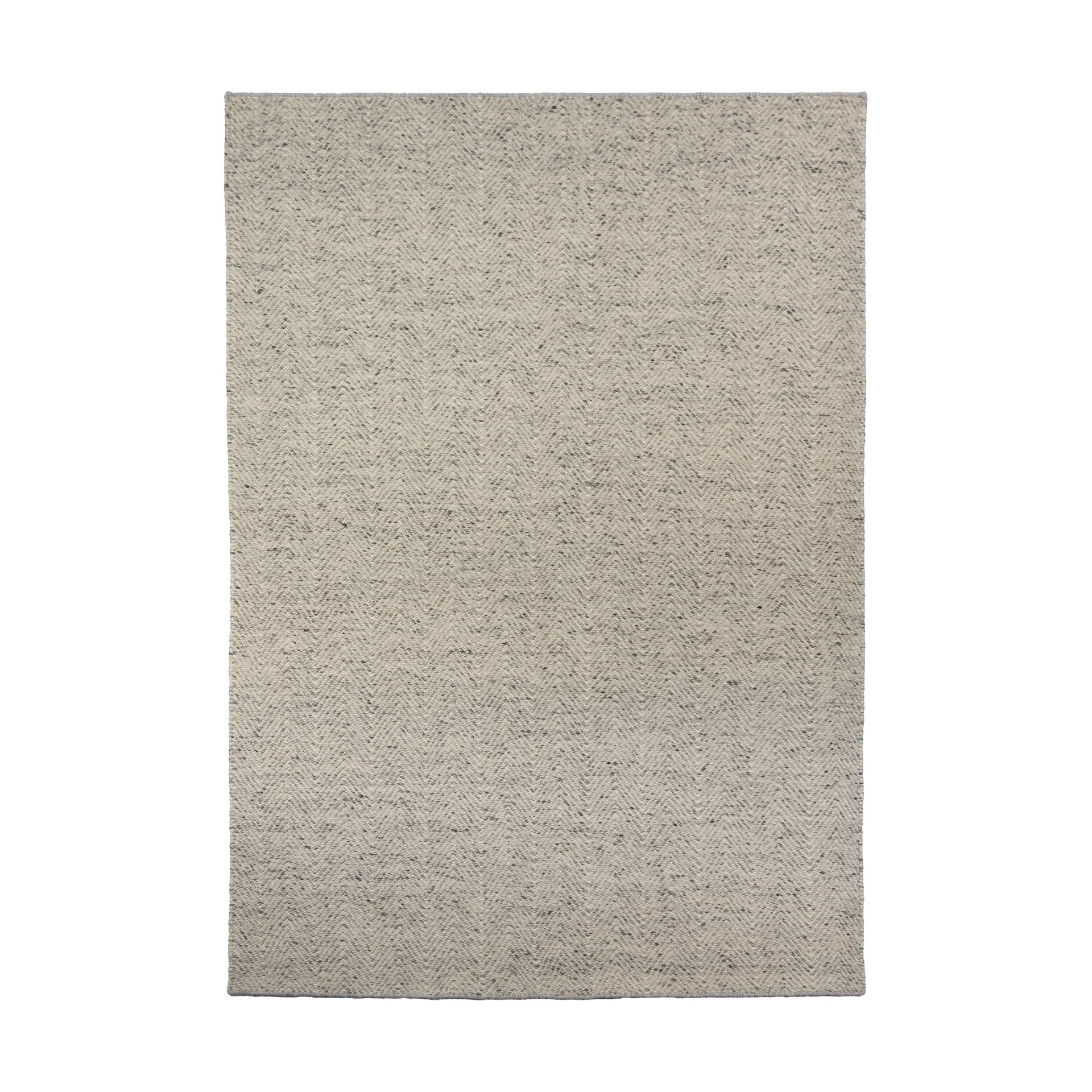 Furrow wool rug natural white/grey, 200x300 cm Scandi Living