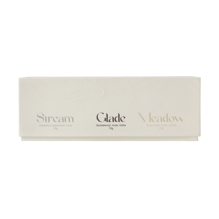 Gift wrap scented candle 3-pack
 Scandi Living