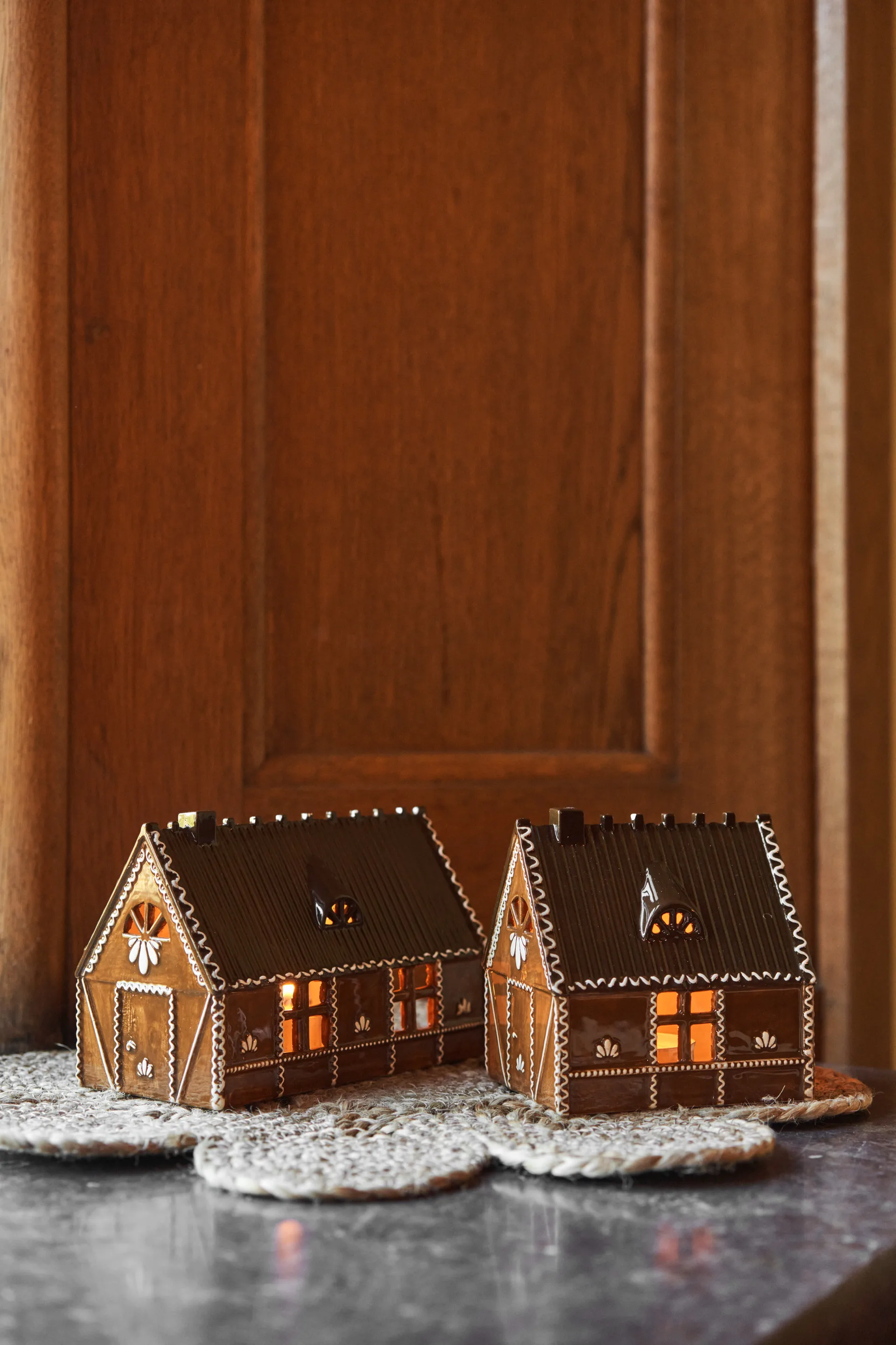 Ginger bread lantern house, 12 cm Scandi Living