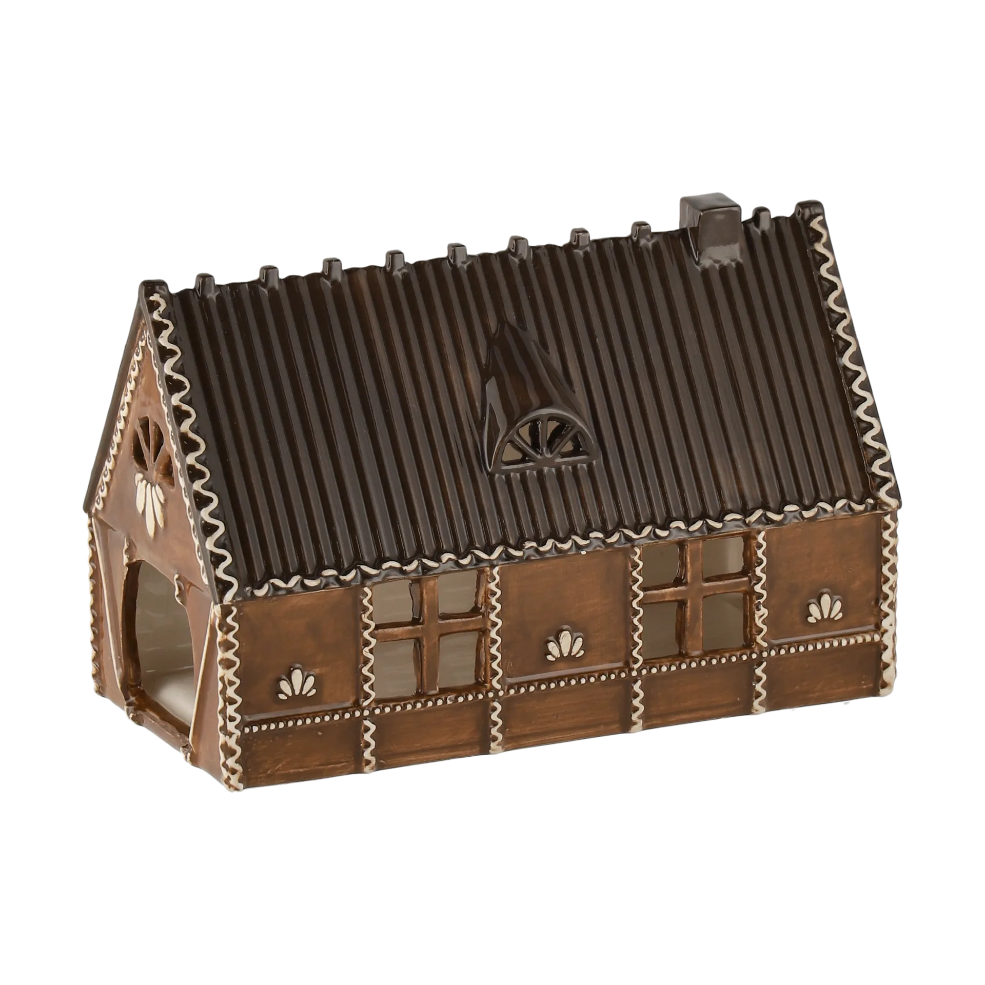 Ginger bread lantern house, 18 cm Scandi Living