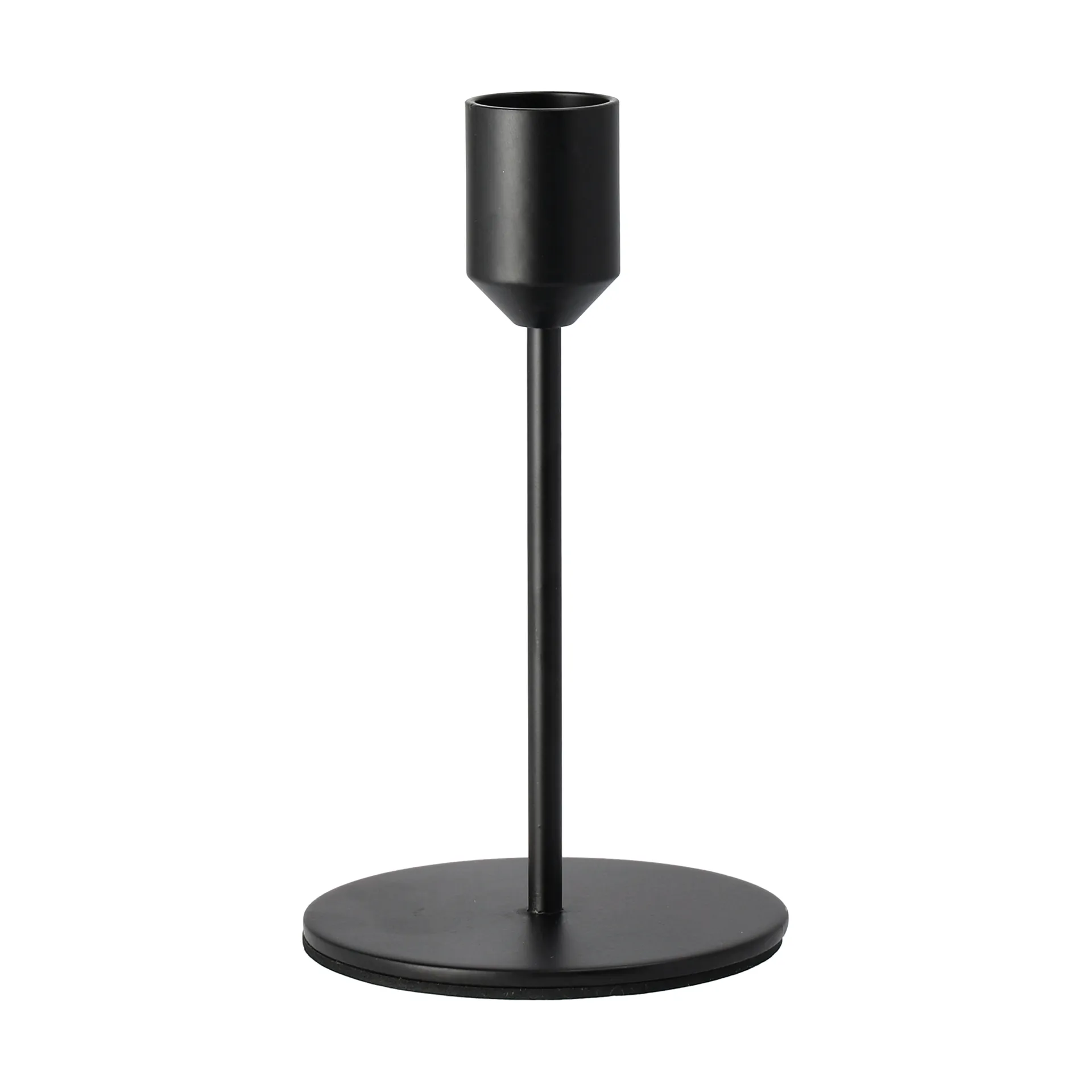 Glare candle holder 14 cm, Black Scandi Living