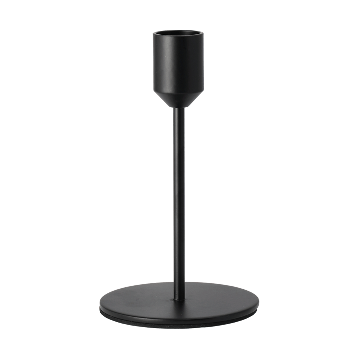 Glare candle holder 14 cm - Black - Scandi Living