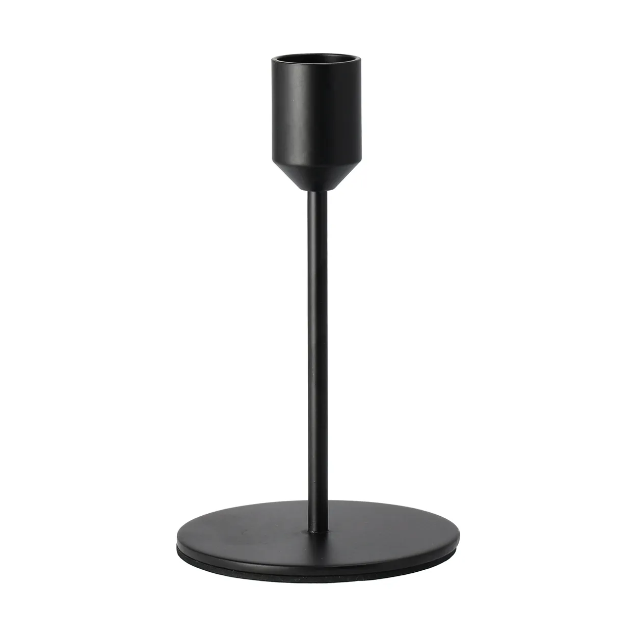 Scandi Living Glare candle holder 14 cm Black | Scandinavian Design | Candle holders | Black