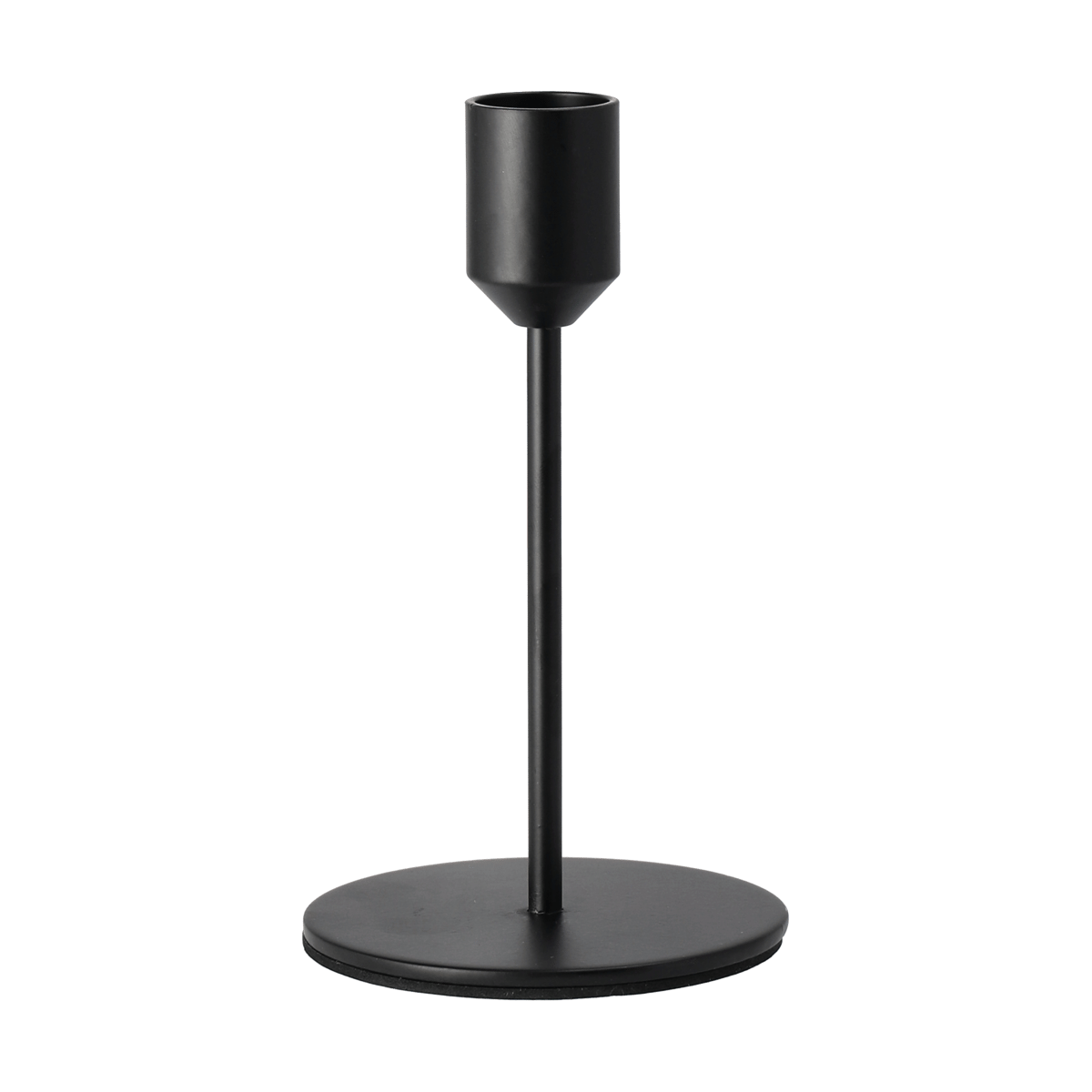 Scandi Living Glare candle holder 14 cm Black | Scandinavian Design | Candle holders | Black