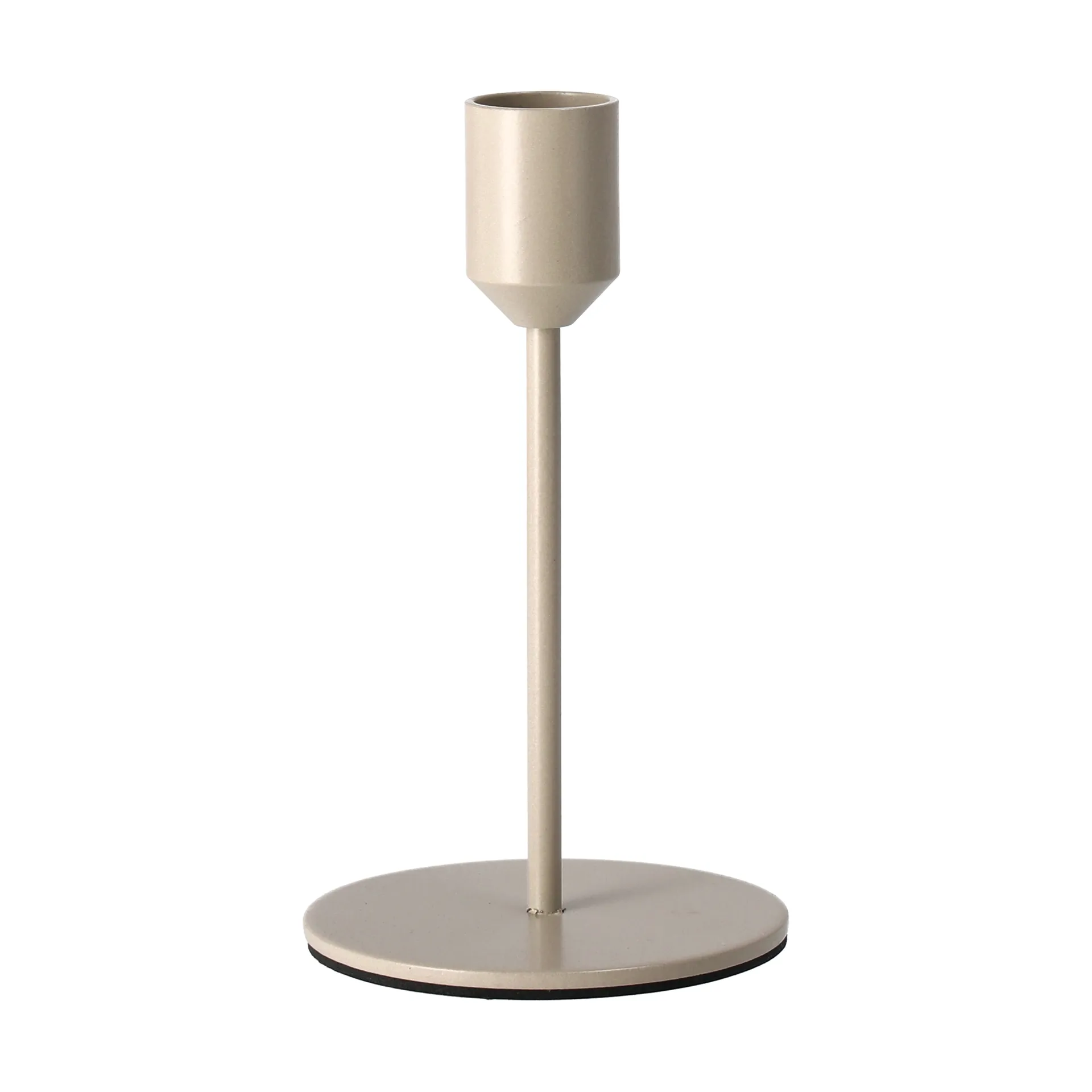 Glare candle holder 14 cm, Greige Scandi Living