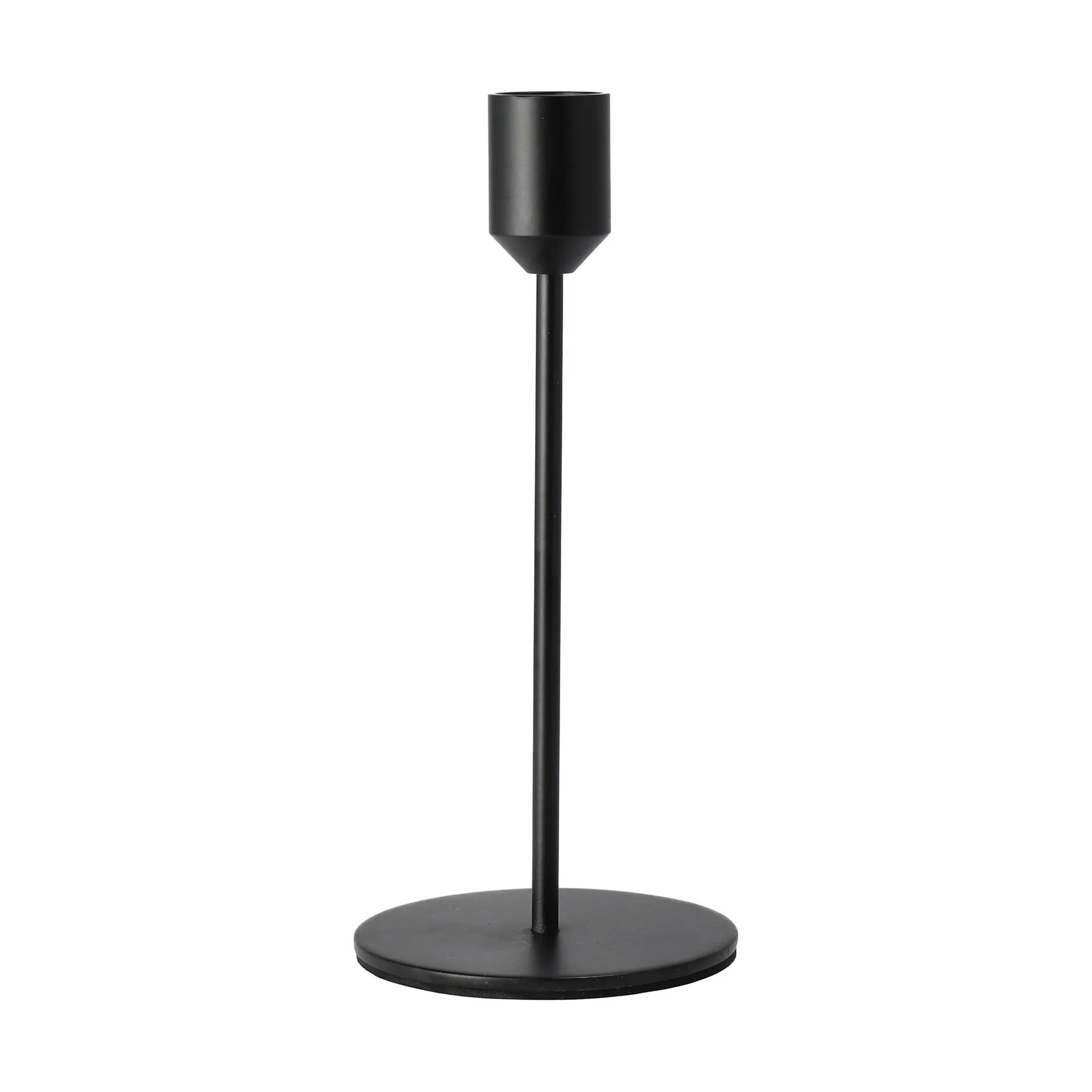Glare candle holder 18 cm, Black Scandi Living