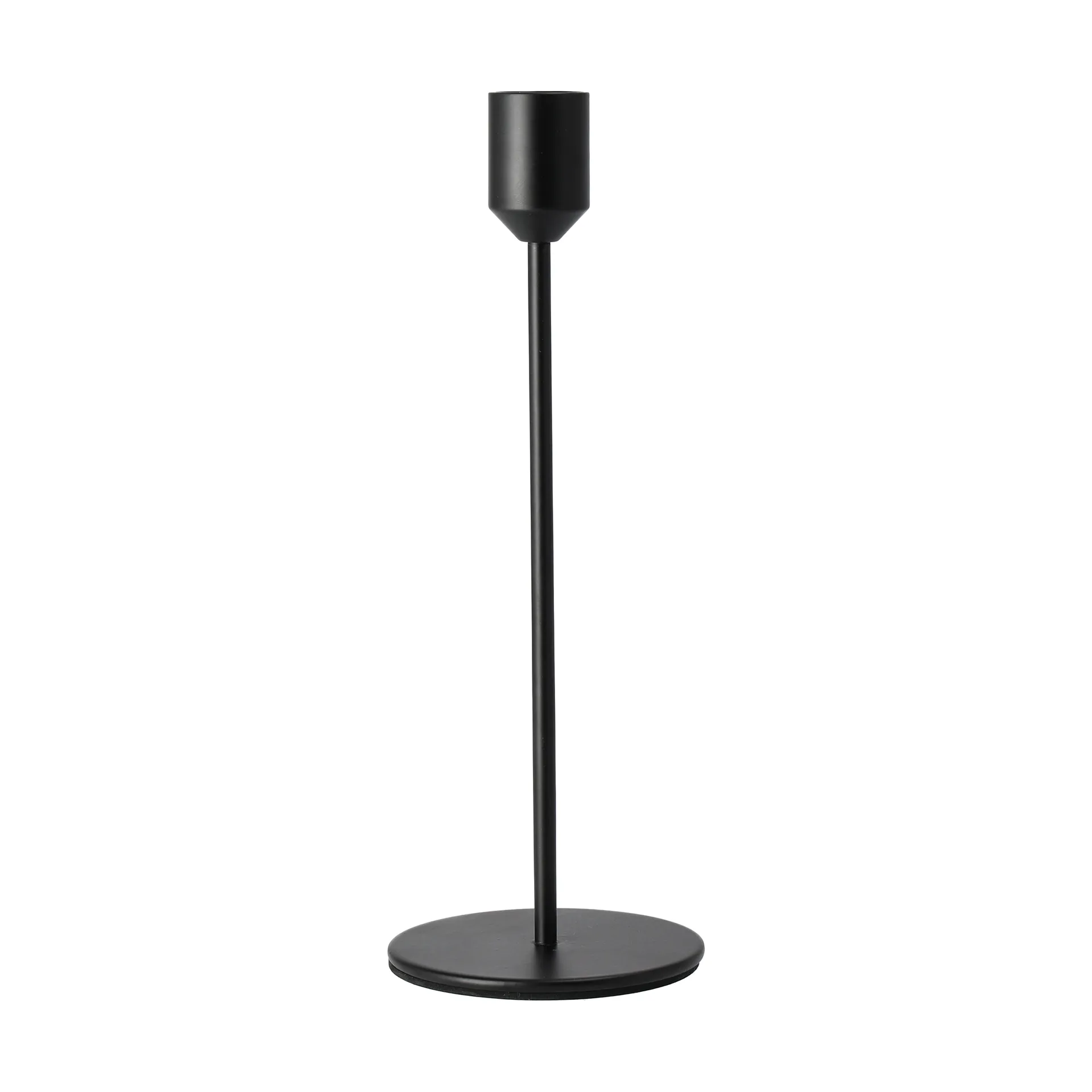 Glare candle holder 22 cm, Black Scandi Living