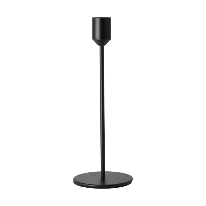 Glare candle holder 22 cm - Black - Scandi Living