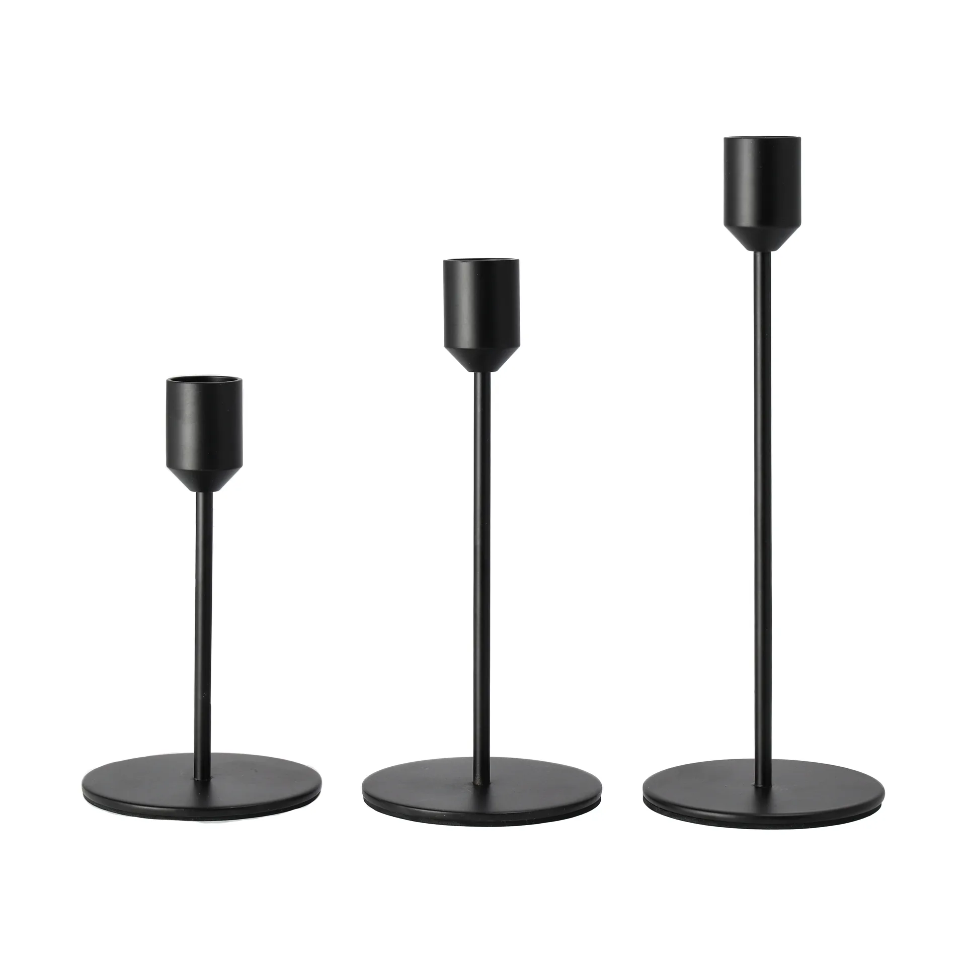 Glare candle holder 22 cm, Black Scandi Living