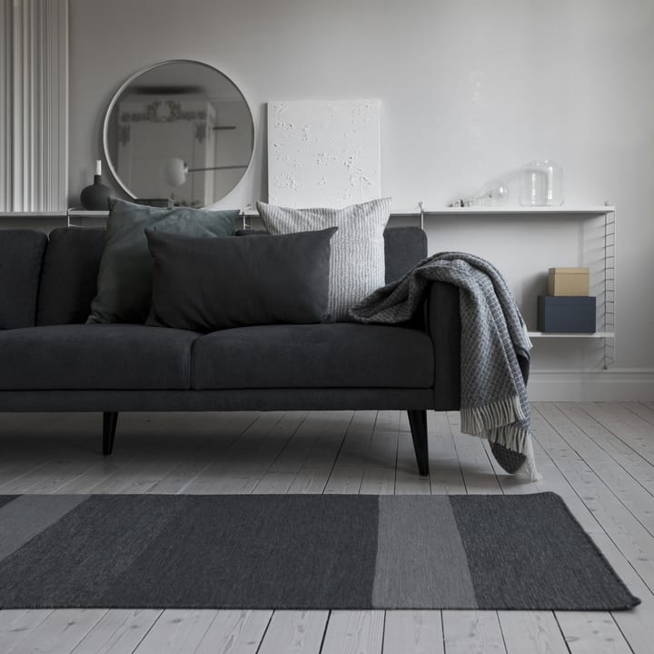 Granite wool rug dark grey - 170x240 cm - Scandi Living