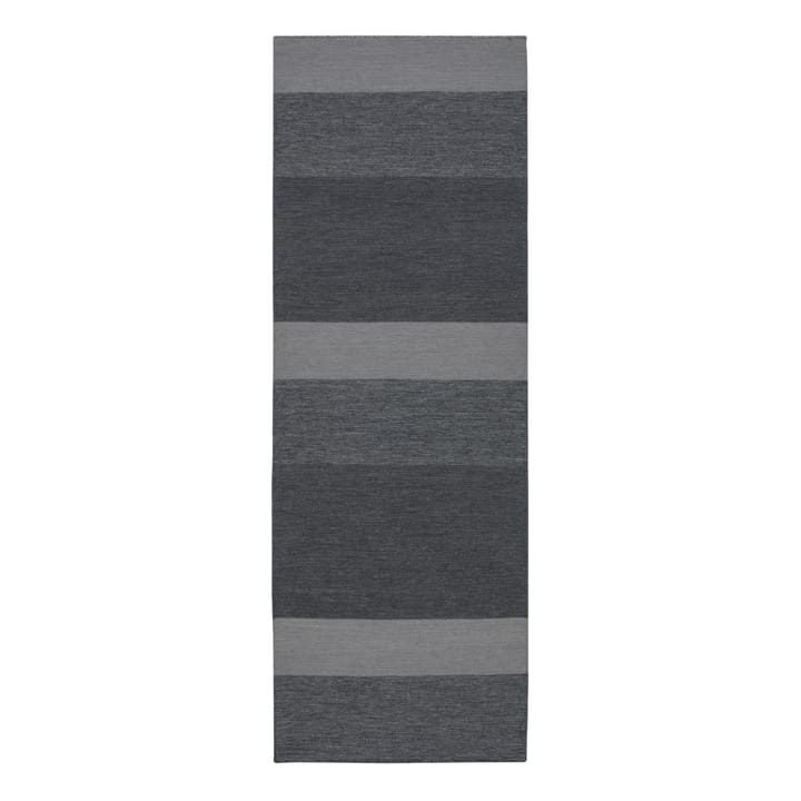 Granite wool rug dark grey - 80x240 cm - Scandi Living