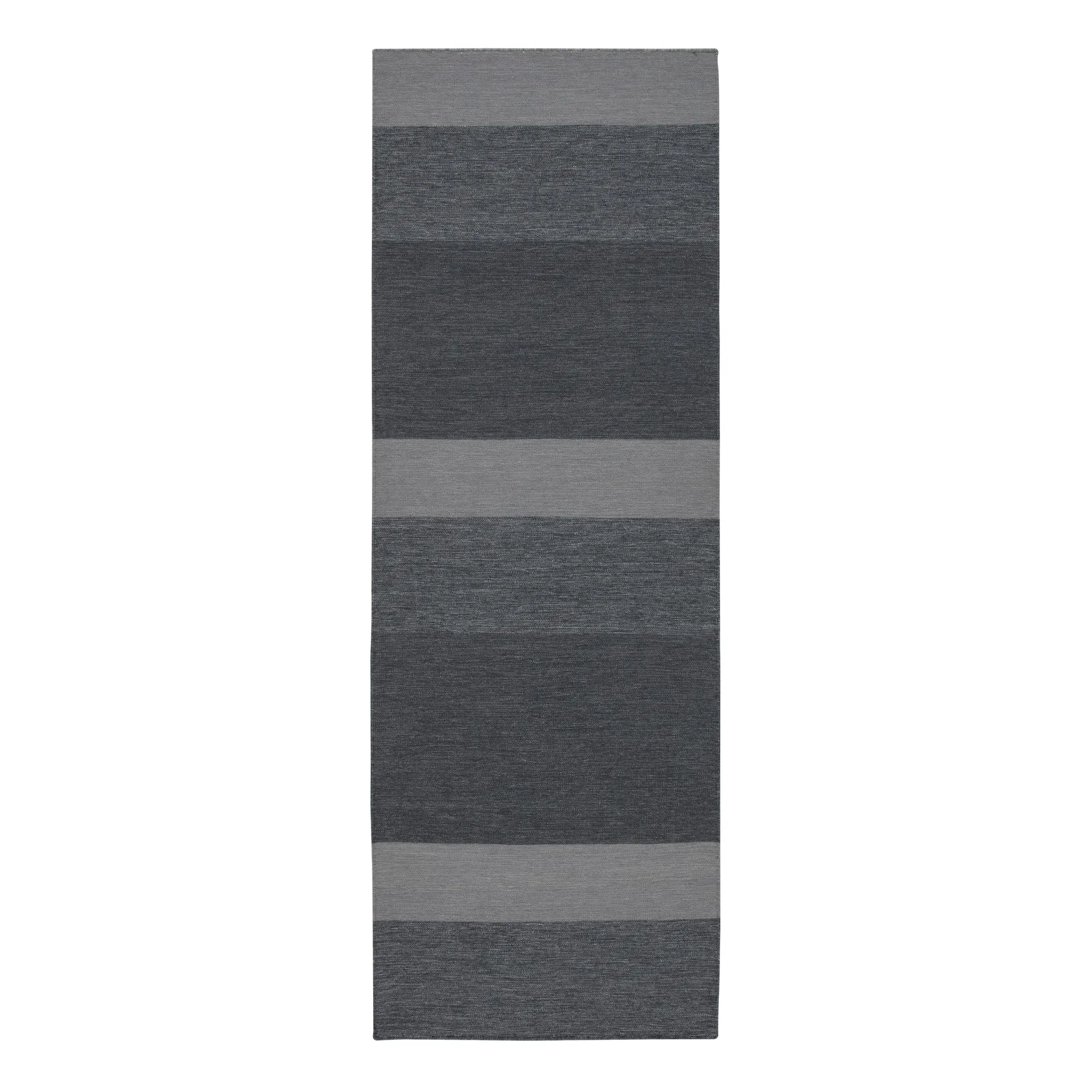Granite wool rug dark grey, 80x240 cm Scandi Living