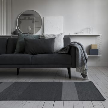Granite wool rug dark grey - 80x240 cm - Scandi Living