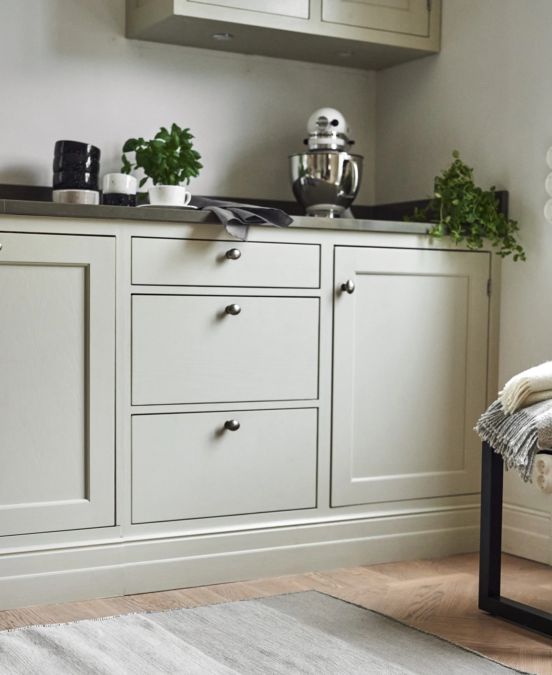 Granite wool rug light grey, 170x240 cm Scandi Living