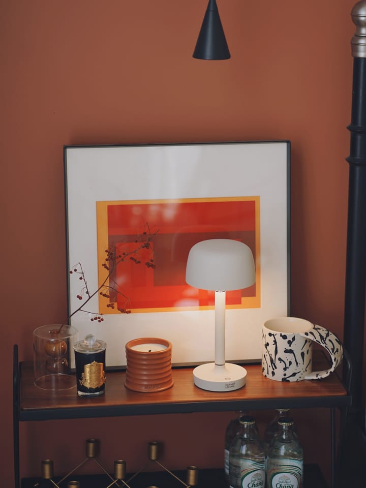 Halo portable table lamp 25,5 cm, Beige Scandi Living