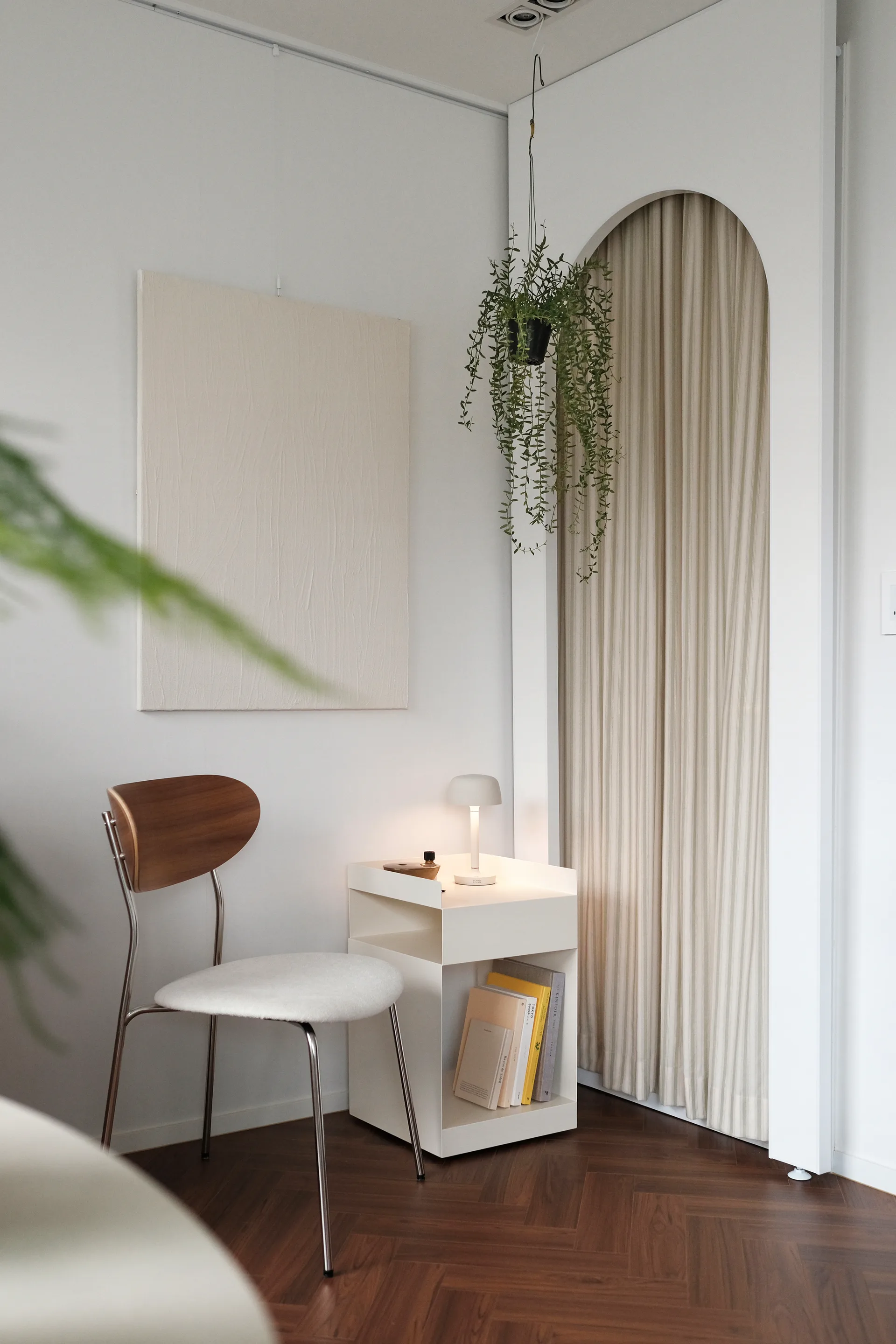 Halo portable table lamp 25,5 cm, White Scandi Living