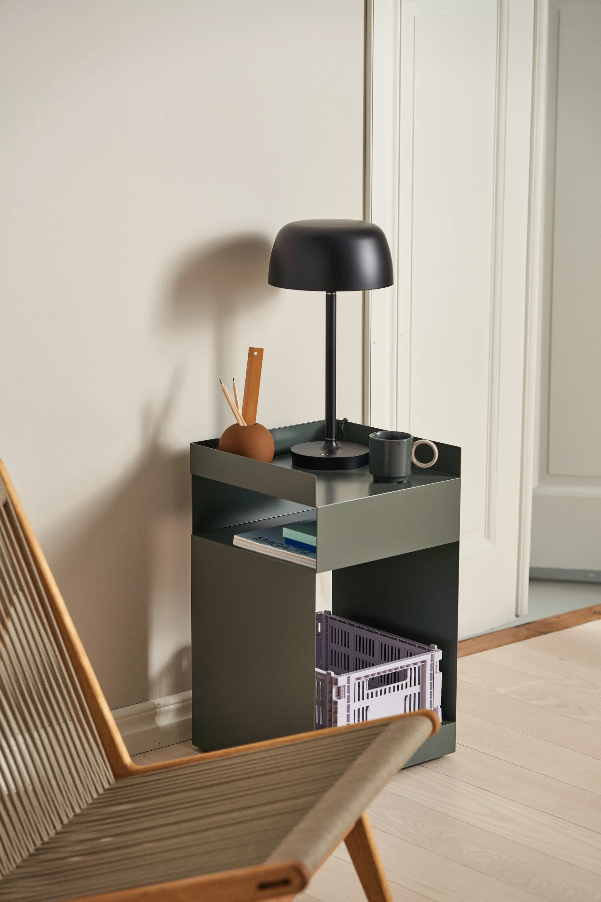 Halo table lamp 45,5 cm, Black Scandi Living