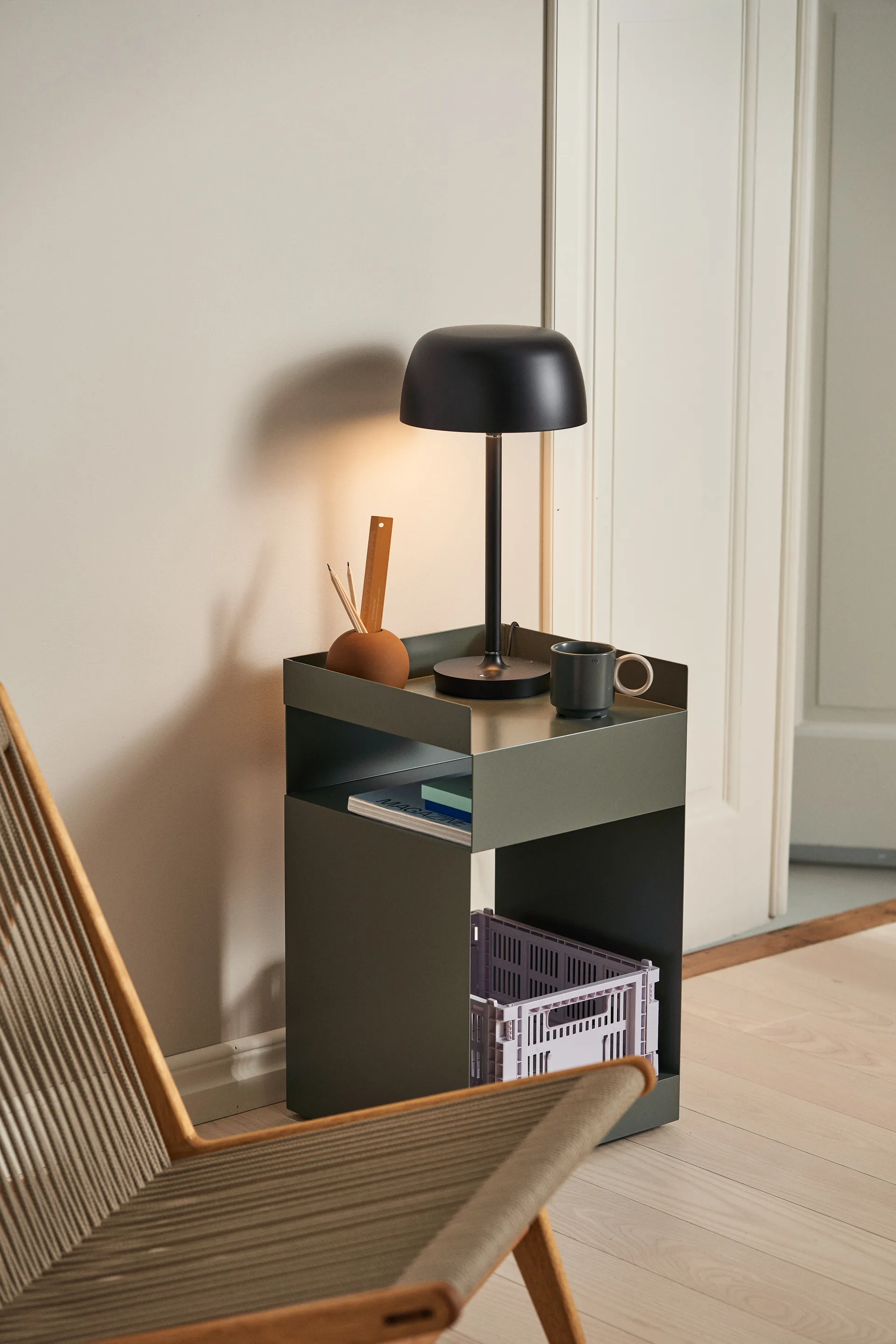 Halo table lamp 45,5 cm, Black Scandi Living