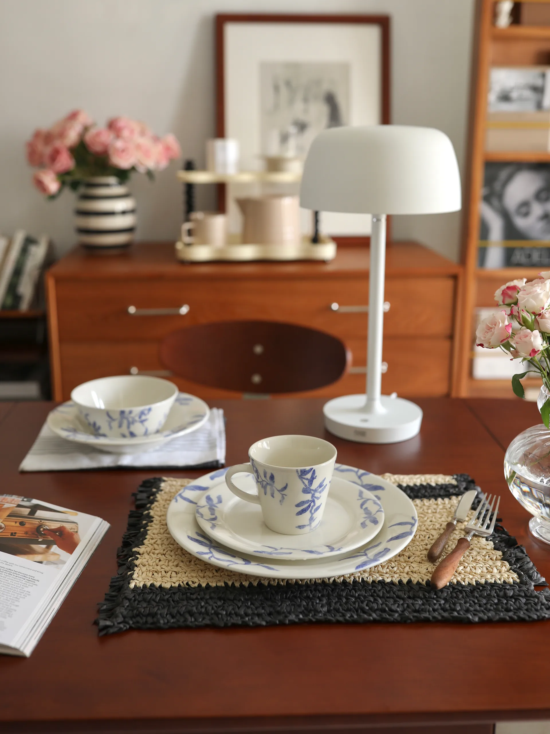 Halo table lamp 45,5 cm, White Scandi Living