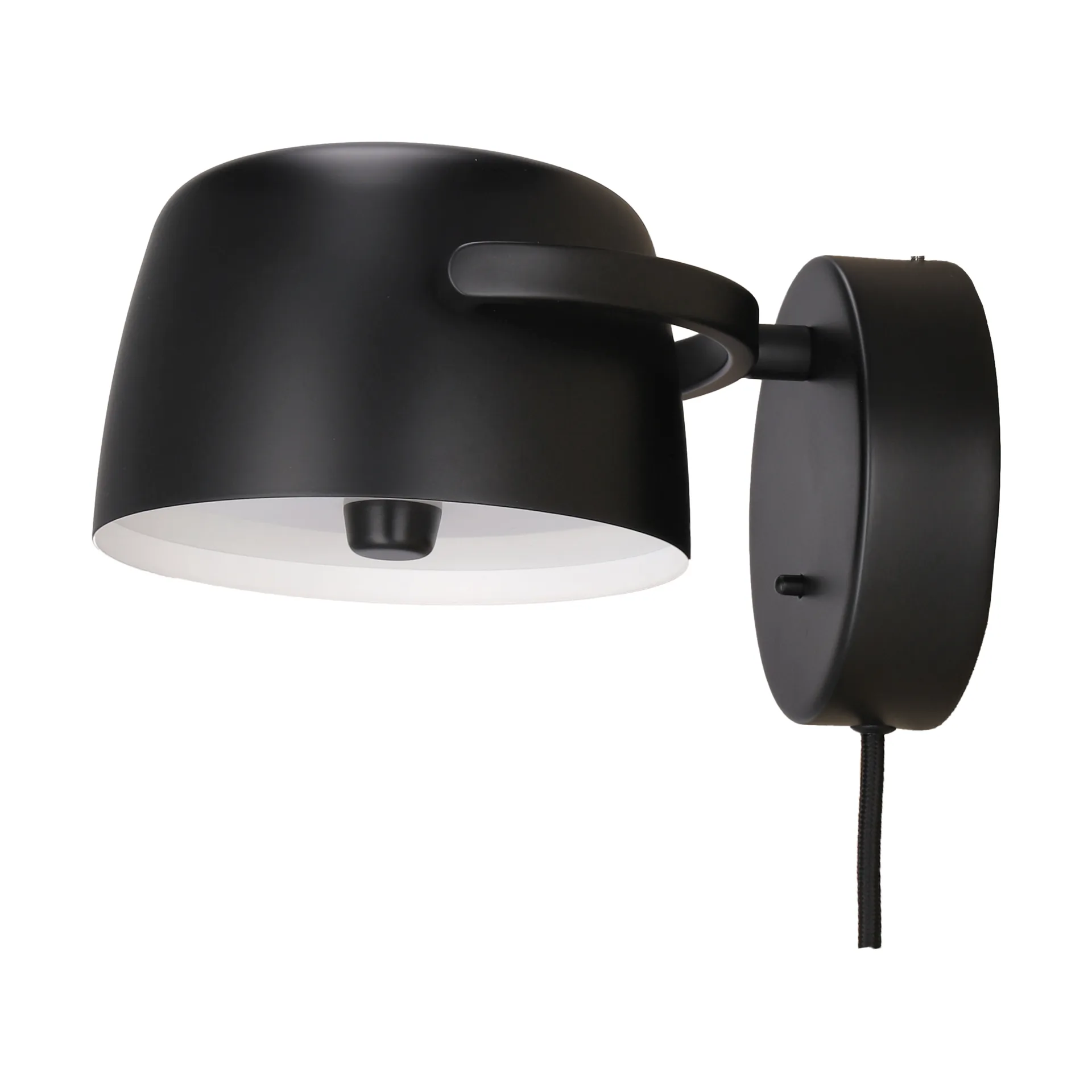 Halo wall lamp Ø16 cm, Black Scandi Living