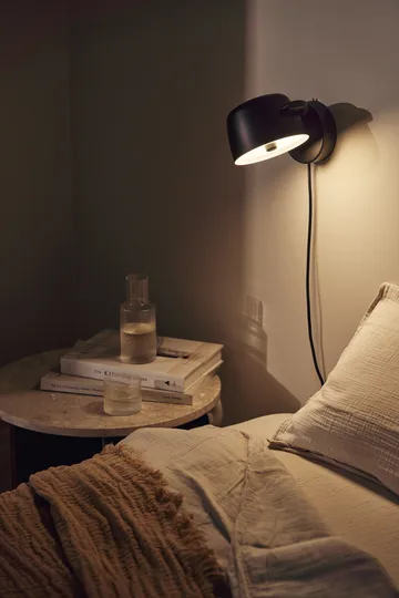 Halo wall lamp Ø16 cm - Black - Scandi Living