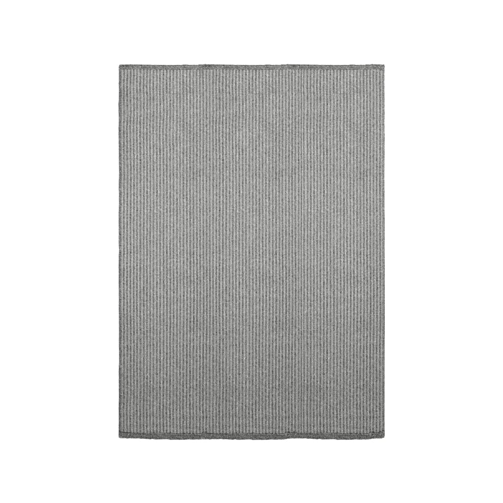 Scandi Living Harvest rug dark grey 200x300cm | Scandinavian Design | Woven cotton rugs | Grey