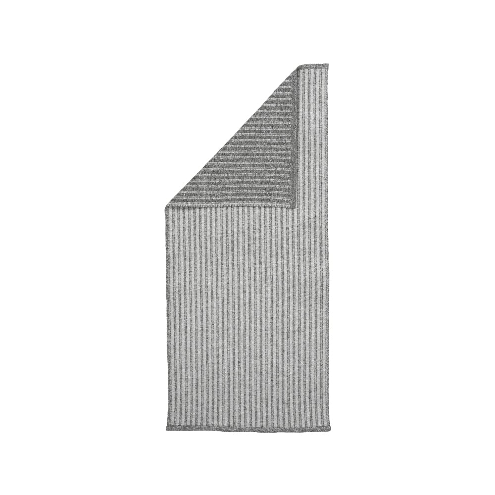 Scandi Living Harvest rug dark grey 70x250cm | Scandinavian Design | Woven cotton rugs | Grey