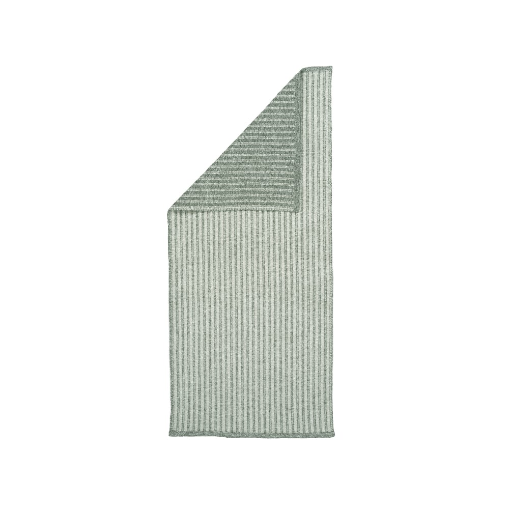 Scandi Living Harvest rug dusty green 70x200cm | Scandinavian Design | Woven cotton rugs | Green