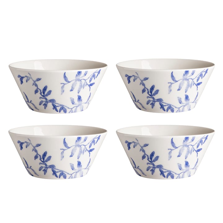 Havspil bowl 6 cl 4-pack - blue-white - Scandi Living