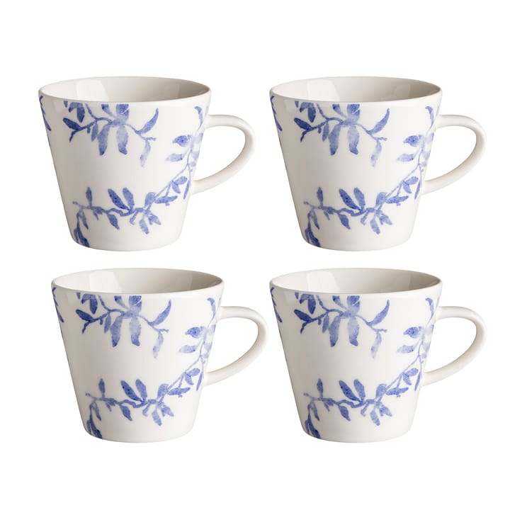 Havspil mug 30 cl 4-pack - blue-white - Scandi Living