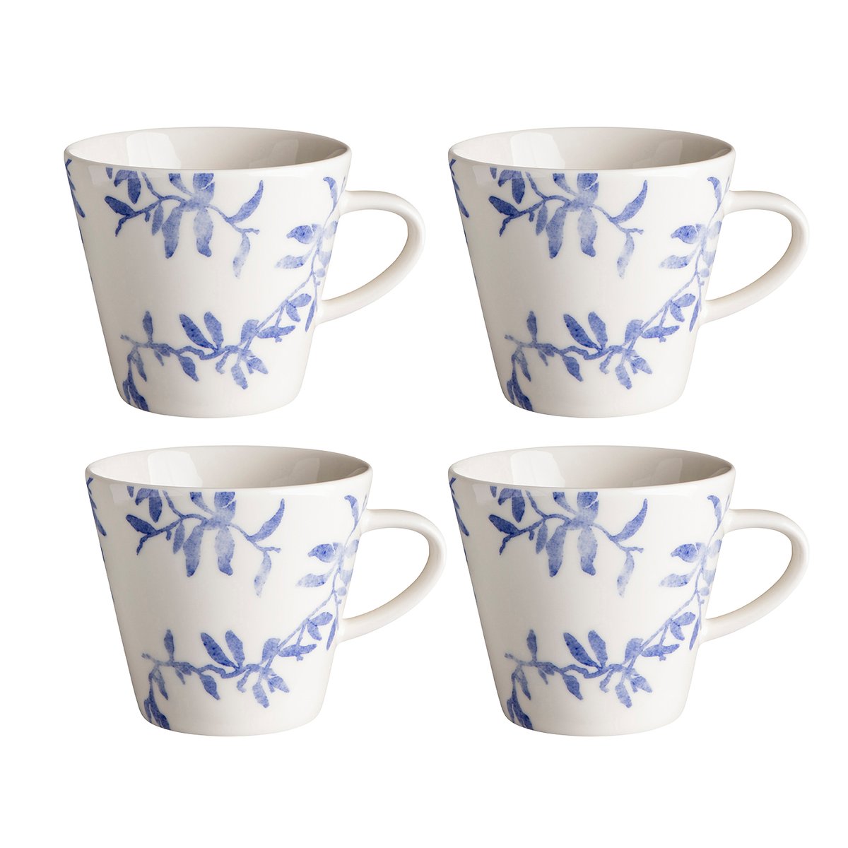 Scandi Living Havspil mug 30 cl 4-pack blue-white | Scandinavian Design | Coffee cups | Blue