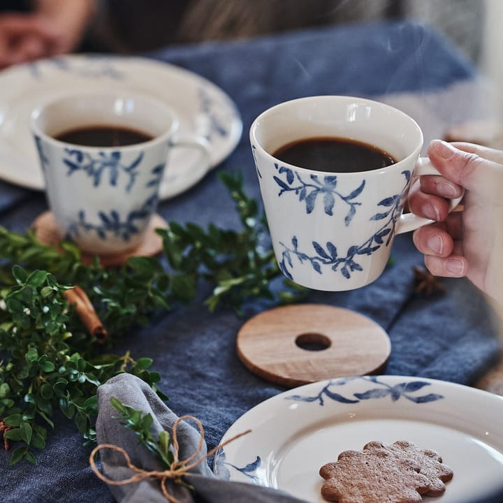 Havspil mug 30 cl 4-pack - blue-white - Scandi Living