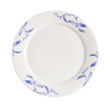 Havspil side plate 21 cm 4-pack - blue-white - Scandi Living