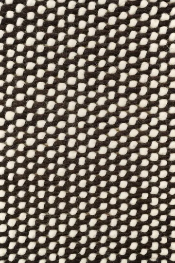 Hill wool rug - White-brown, 170x240 cm - Scandi Living