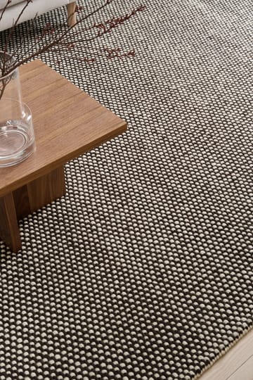 Hill wool rug white/brown - 200x300 cm - Scandi Living