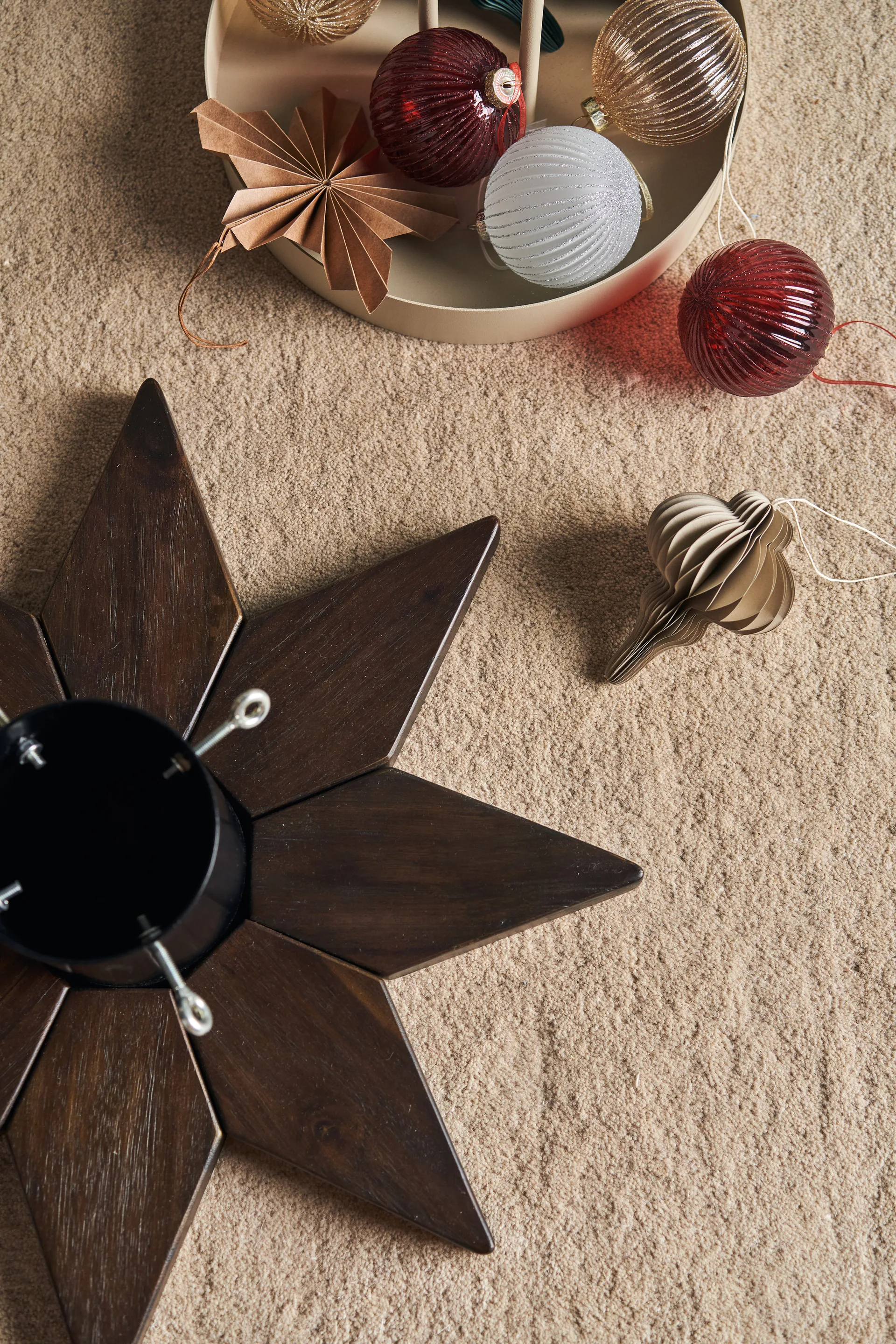 Holiday baubles 6-pack, Red Scandi Living