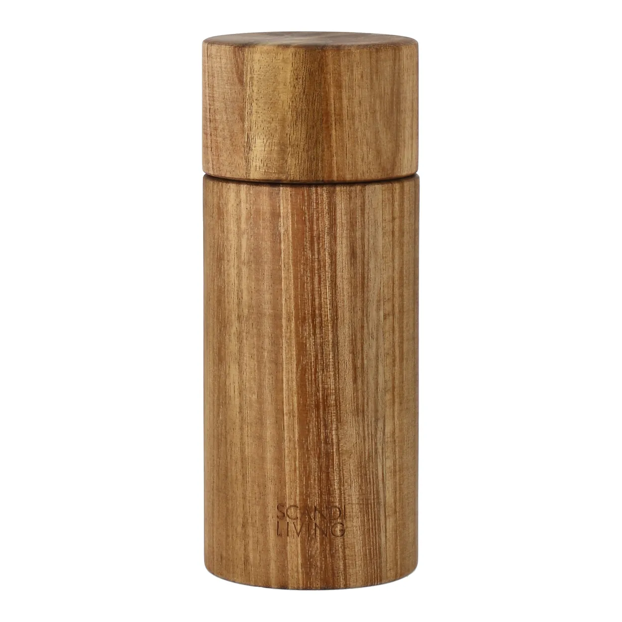 Scandi Living Hollow pepper mill 16 cm Acacia | Scandinavian Design | Salt & pepper grinders | Brown