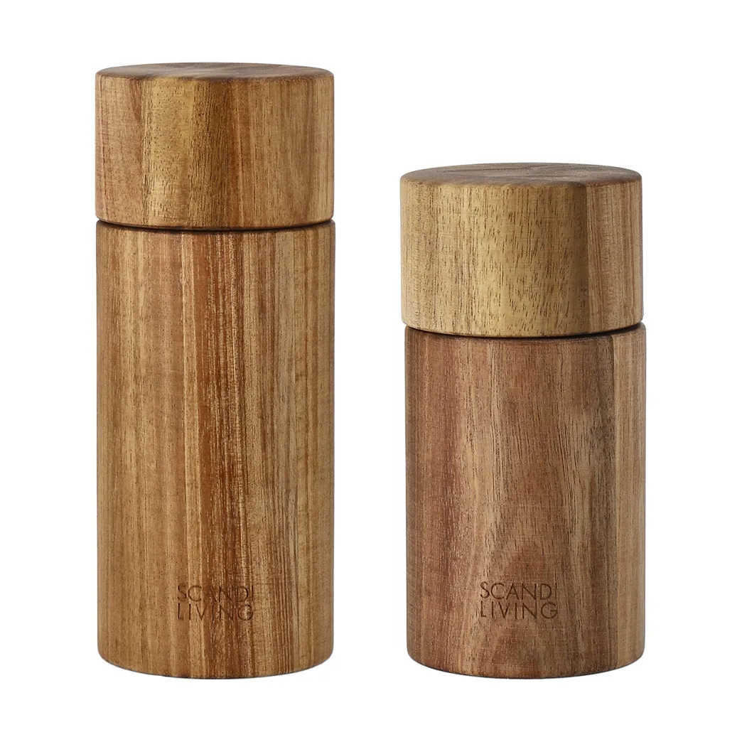 Hollow salt- & pepper mill - Acacia,  Scandi Living