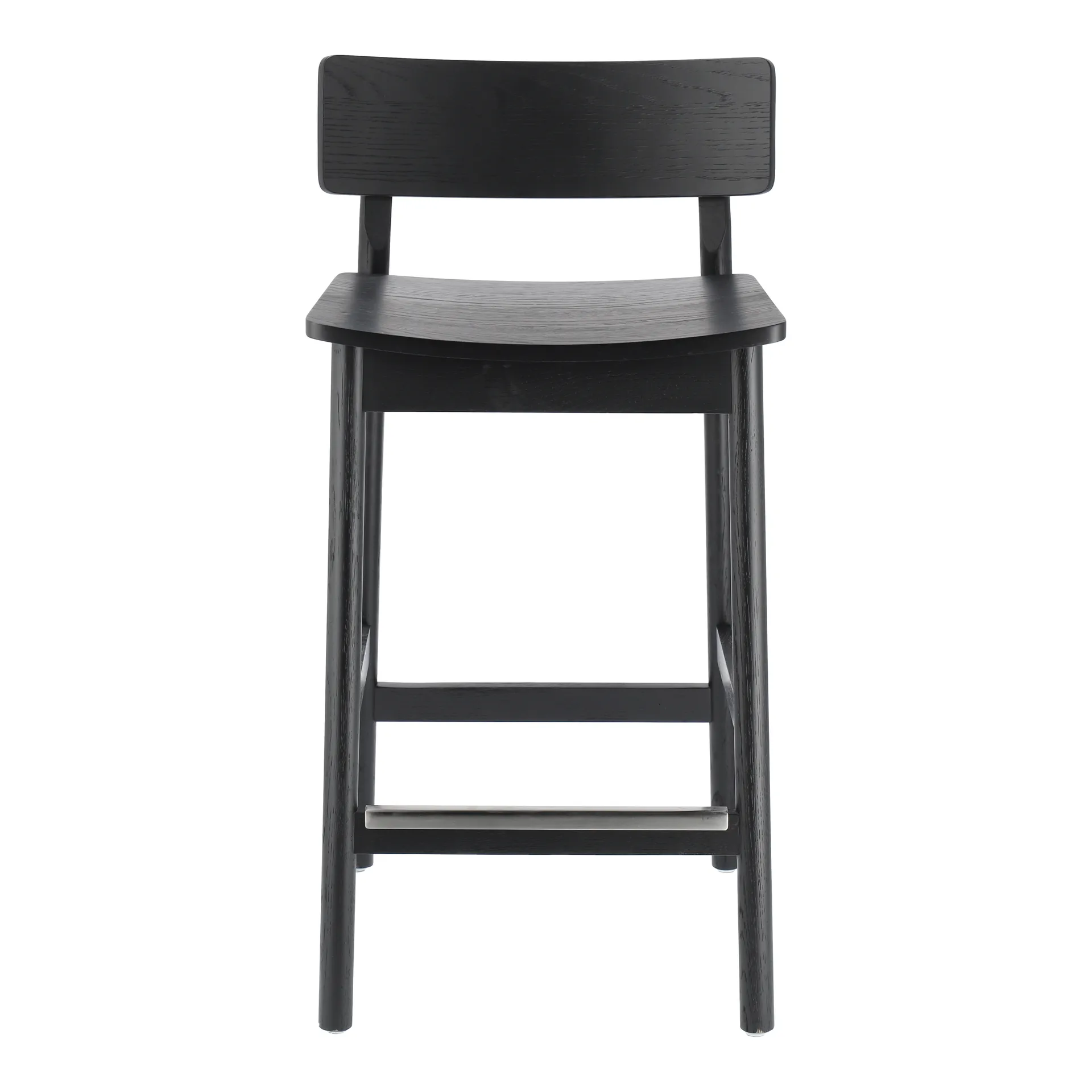 Horizon bar stool 67 cm, Black brushed oak Scandi Living