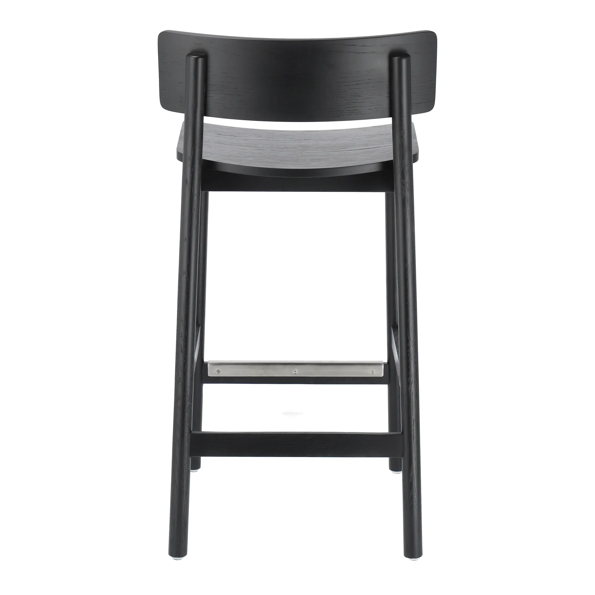 Horizon bar stool 67 cm, Black brushed oak Scandi Living