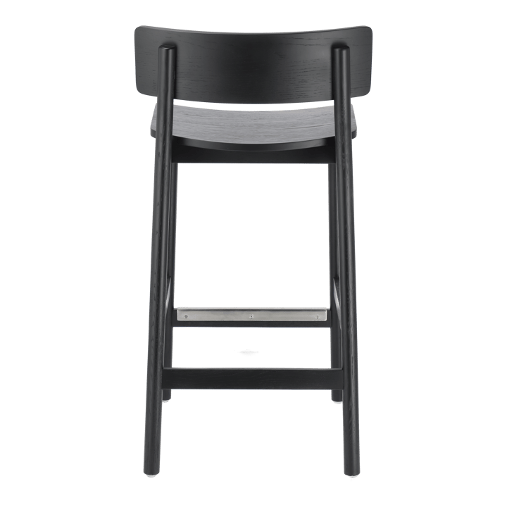 Horizon bar stool 67 cm, Black brushed oak Scandi Living