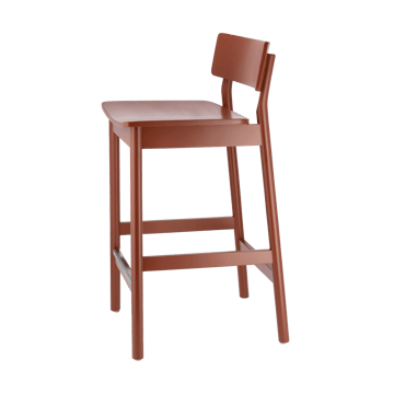 Horizon bar stool 67 cm - Red - Scandi Living