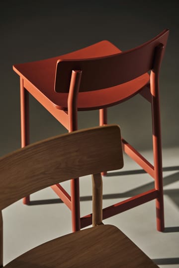 Horizon bar stool 67 cm - Red - Scandi Living