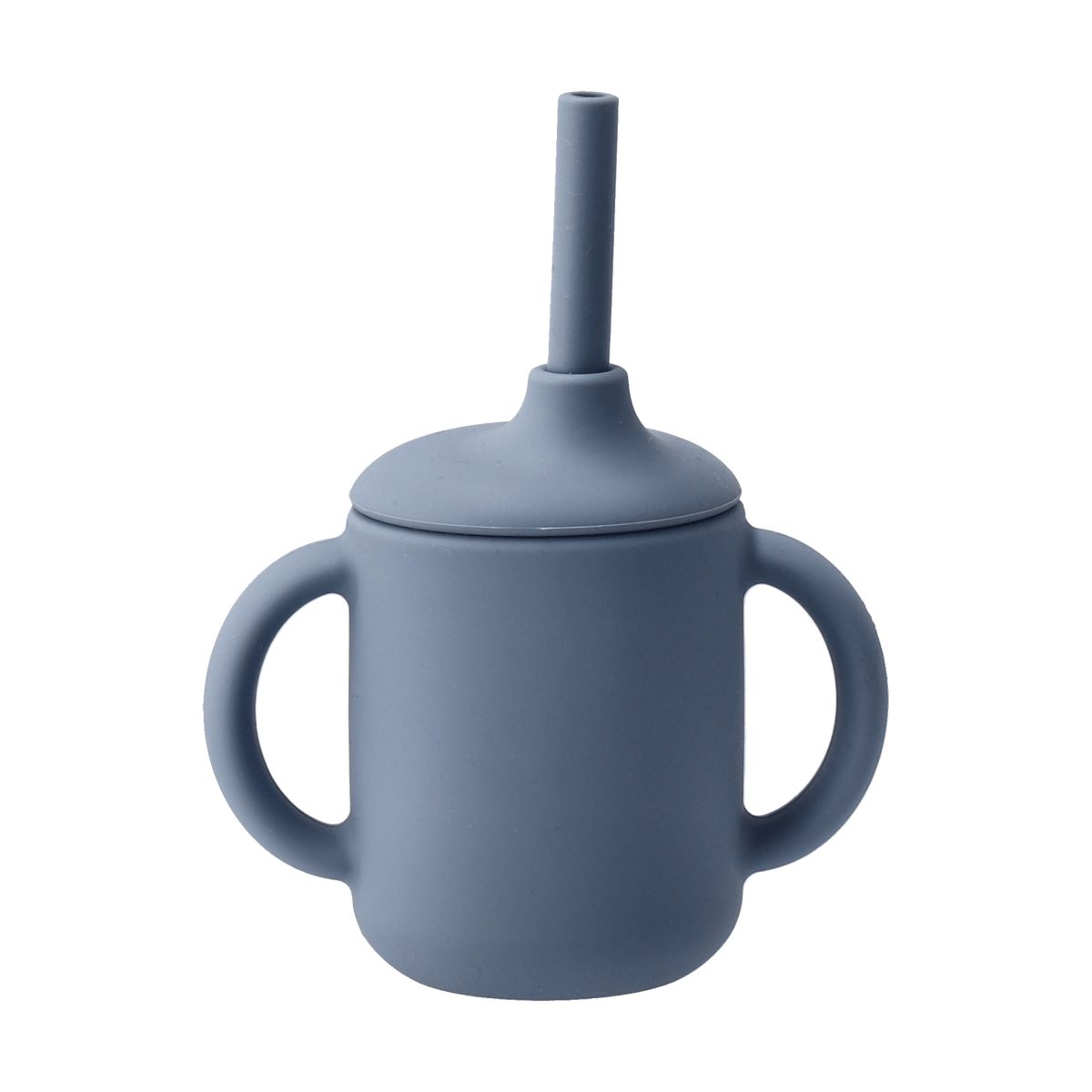 Scandi Living Idun mug with silicone straw 120 ml Blue