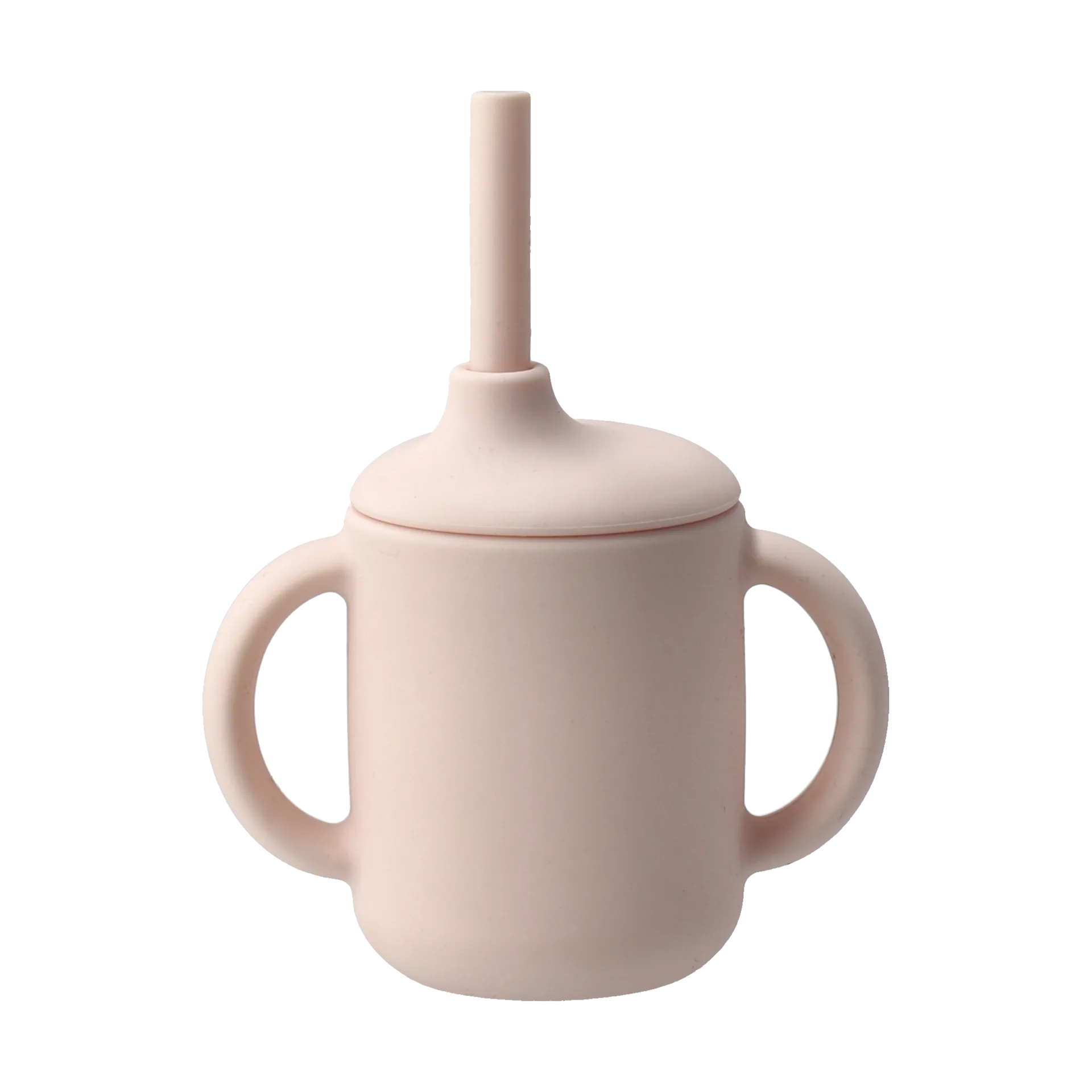 Idun mug with silicone straw 120 ml, Blusher Scandi Living