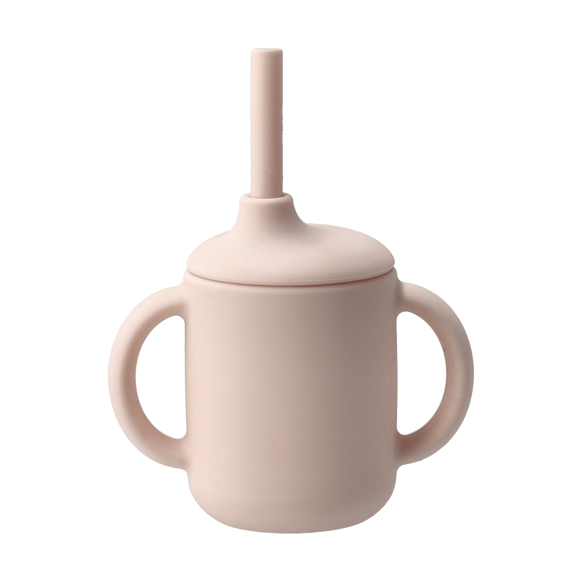 Scandi Living Idun mug with silicone straw 120 ml Blusher
