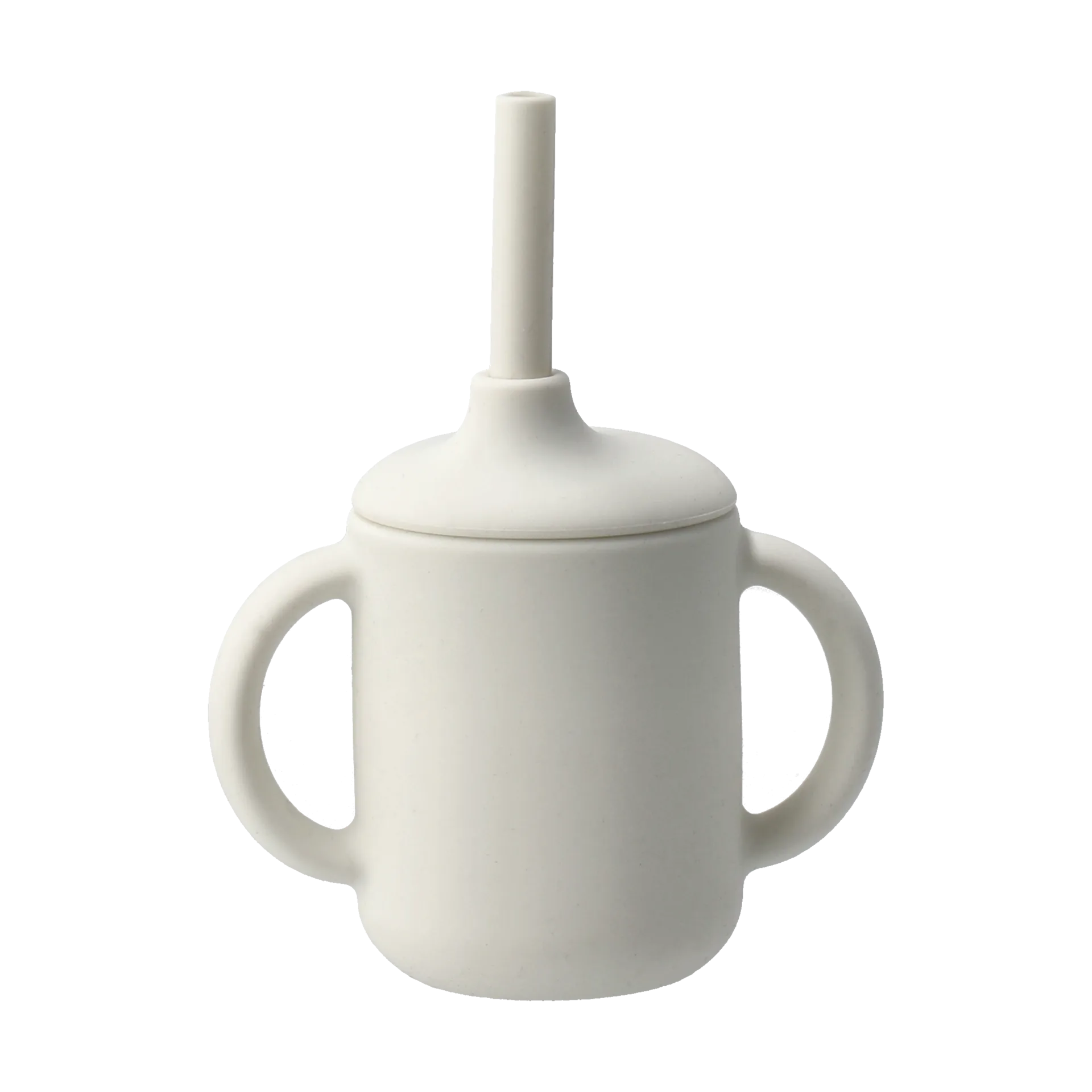 Idun mug with silicone straw 120 ml, Vanilla Scandi Living