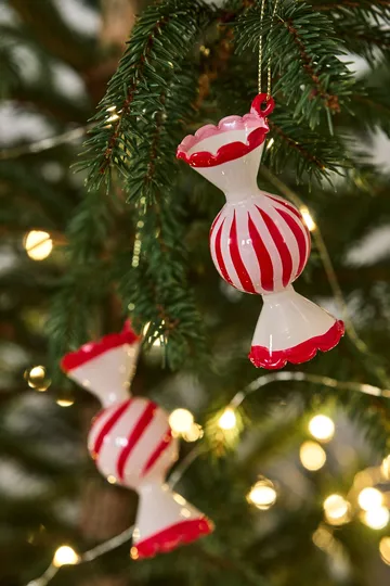 Jolly Christmas Bauble 4-pack - Red - Scandi Living