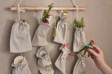 Joyful Advent Calendar 75 cm - Beige - Scandi Living