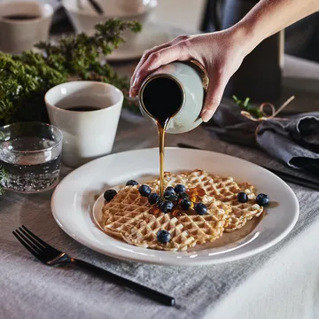 Kalk dinnerware set 16 pieces - White - Scandi Living